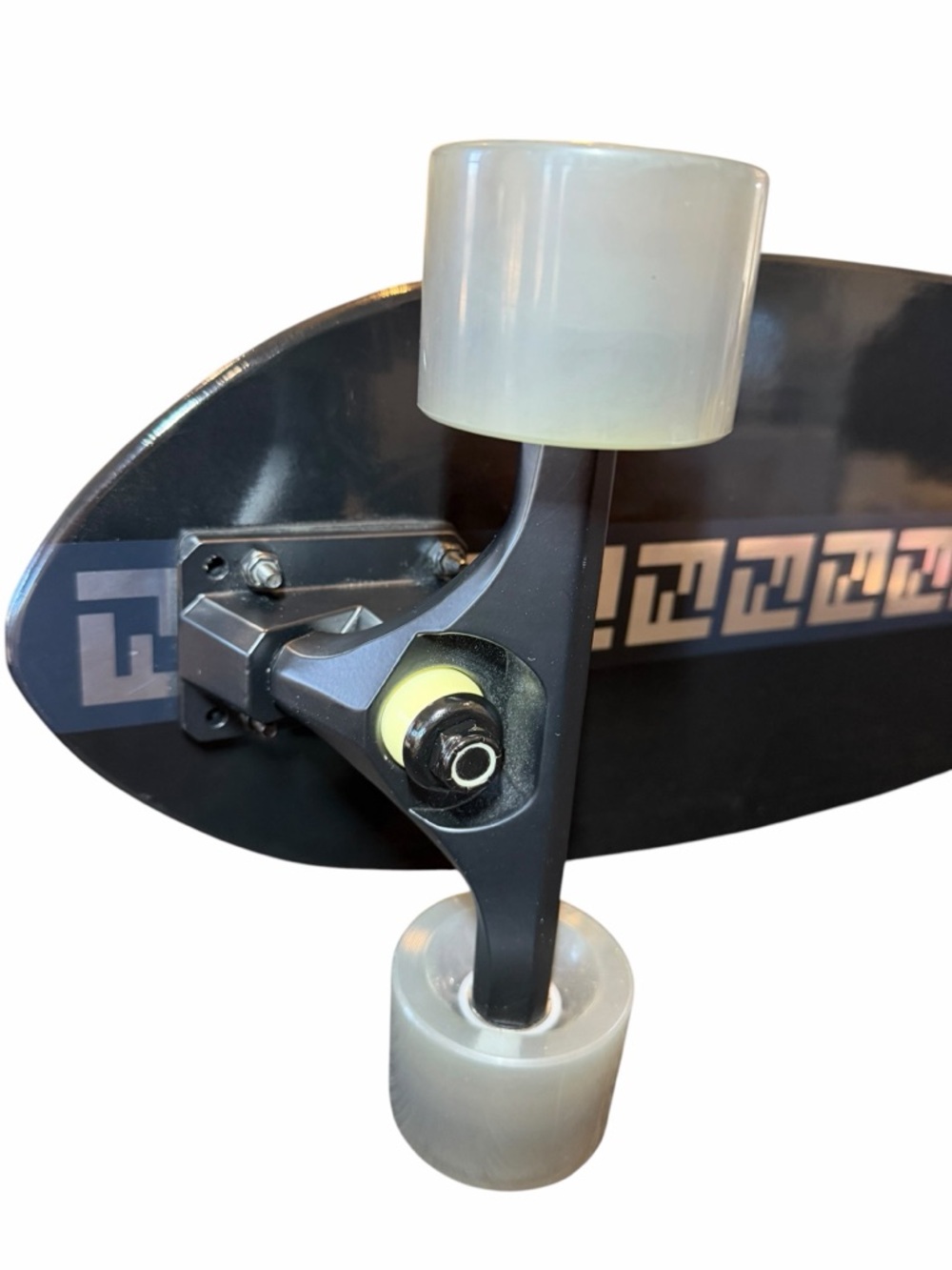 Fendi Gray-Blue Graphic Logo Skateboard Deck - Picture 12 of 14